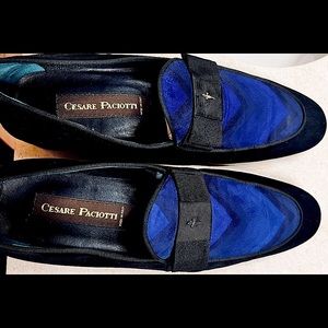 CESARE PACIOTTI Mens shoes. Black and blue